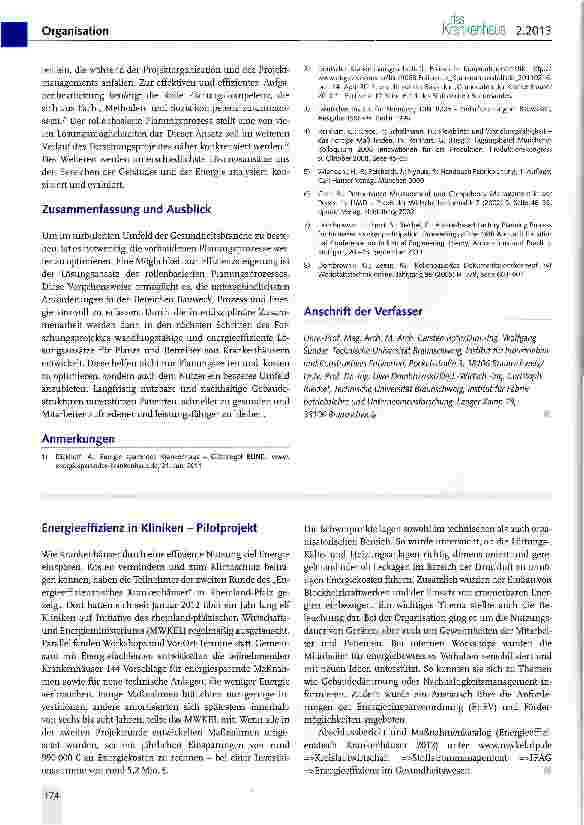 Vorschauseite 4: Zukunftsfähige Gebäudestruktur und Planungsorganisation von