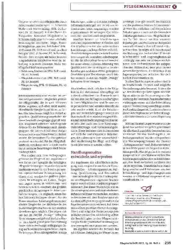 Vorschauseite 4: Zeitliche und körperliche Belastungen abbauen