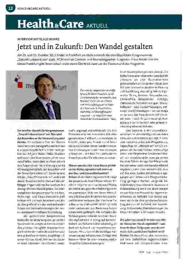 Vorschauseite 1: Jetzt und in Zukunft: Den Wandel gestalten