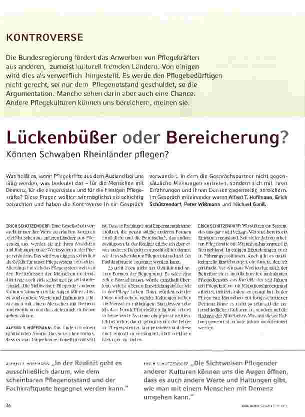 Vorschauseite 1: Lückenbüßer oder Bereicherung?
