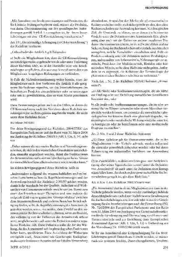 Vorschauseite 3: Ein Erzeugnis kann gleichzeitig Medizinprodukt und Arzneimittel sein - im Zweifelsfall die Zweifelsfallregelung?