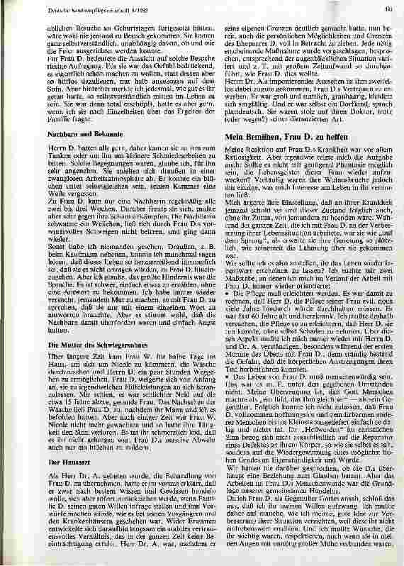 Vorschauseite 4: Kranken den Willen lassen Versuch einer individuellen häuslichen Krankenpflege