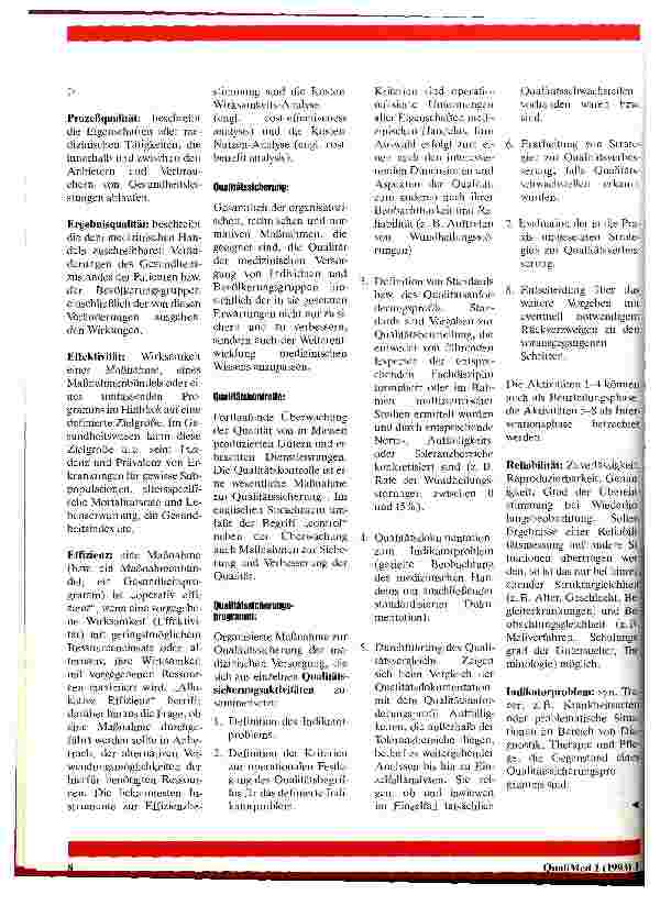 Vorschauseite 2: Zum Qualitätsbegriff im Gesundheitswesen