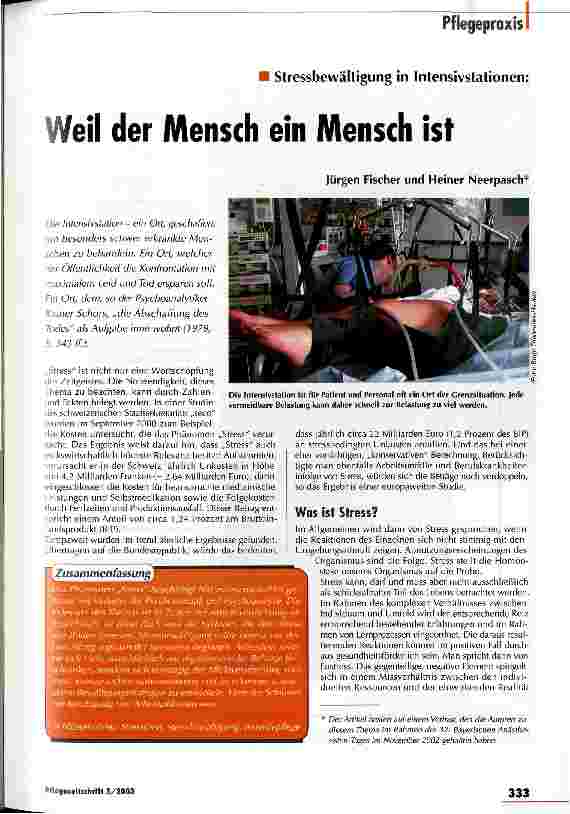 Vorschauseite 1: Weil der Mensch ein Mensch ist