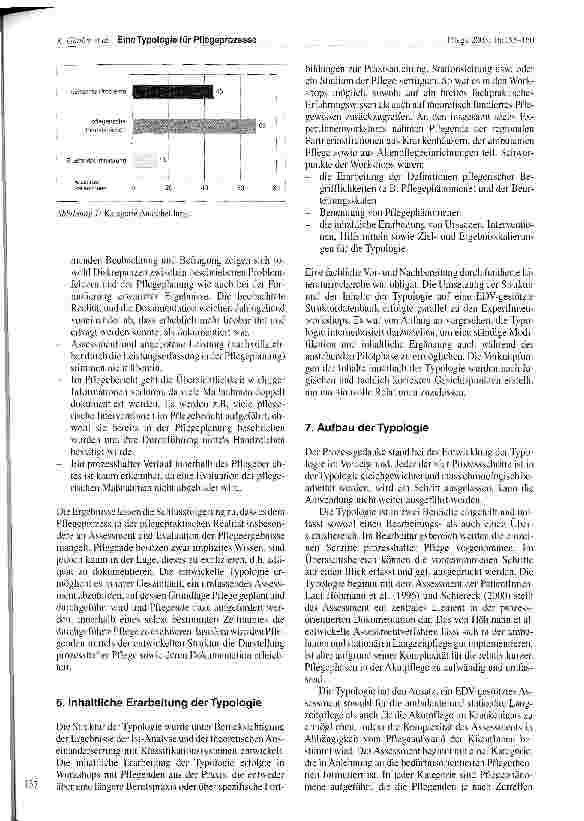 Vorschauseite 5: Eine Typologie für Pflegeprozesse am Beispiel des Projektes Pflegeprozess, Standardisierung und Qualität im Dienstleistungssektor Pflege