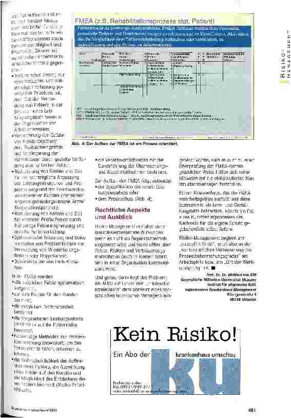 Vorschauseite 4: Teure Nachbesserungen Das verborgene Krankenhaus: Unterschätzte Risiken gefährden Patienten
