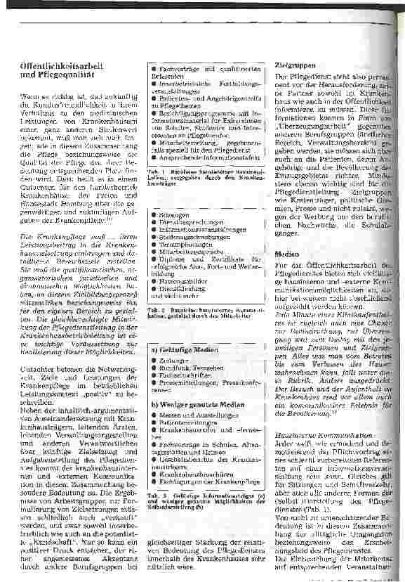 Vorschauseite 4: Öffentlichkeitsarbeit der Pflegedienstleitung
