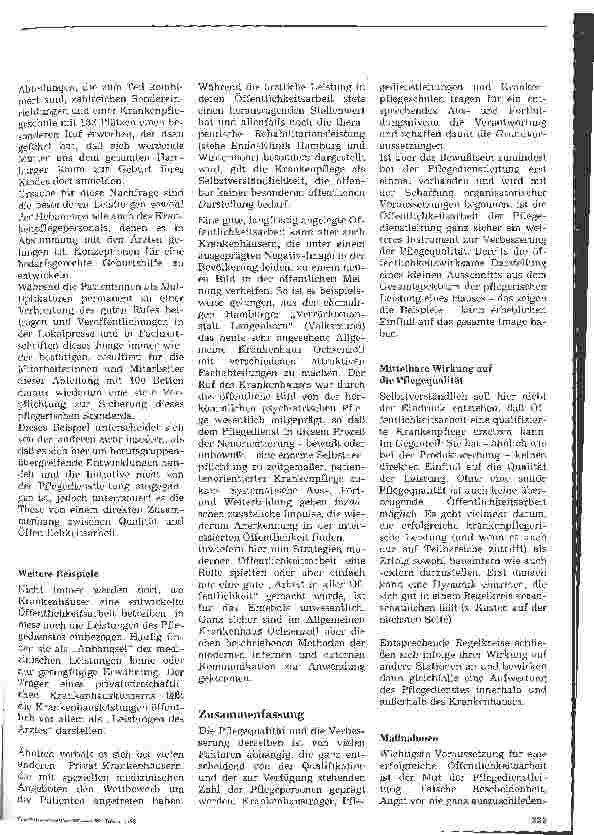 Vorschauseite 6: Öffentlichkeitsarbeit der Pflegedienstleitung