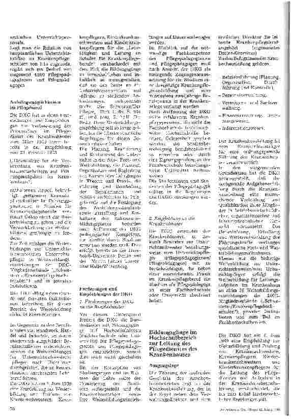 Vorschauseite 2: Noch einmal: Akademisierung des Pflegeberufes