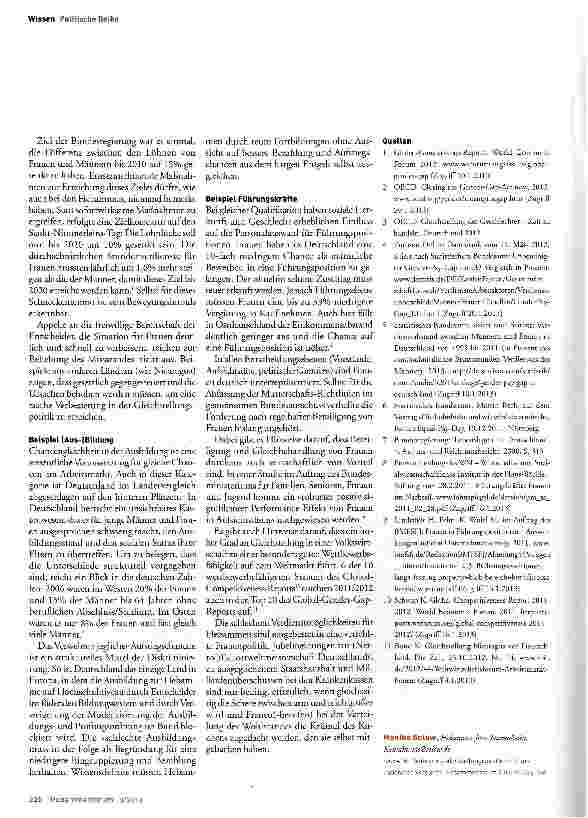 Vorschauseite 2: Deutsche Gleichstellungspolitik im internationalen Vergleich