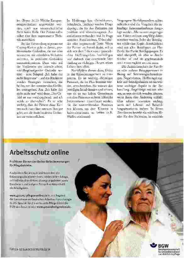 Vorschauseite 4: HILFE BEIM WEG ZURÜCK INS LEBEN