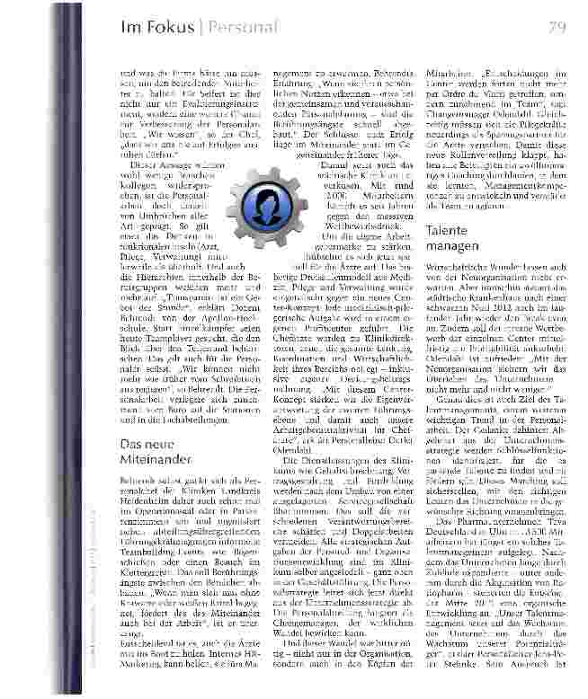 Vorschauseite 4: Personalarbeit als Profit-Center