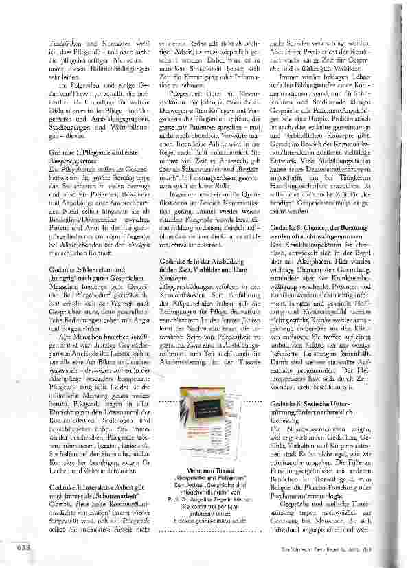 Vorschauseite 3: Pflege IST Kommunikation