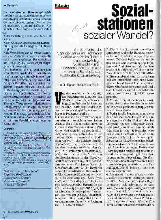Vorschauseite 3: Entwicklungstendenzen in der Geriatrie