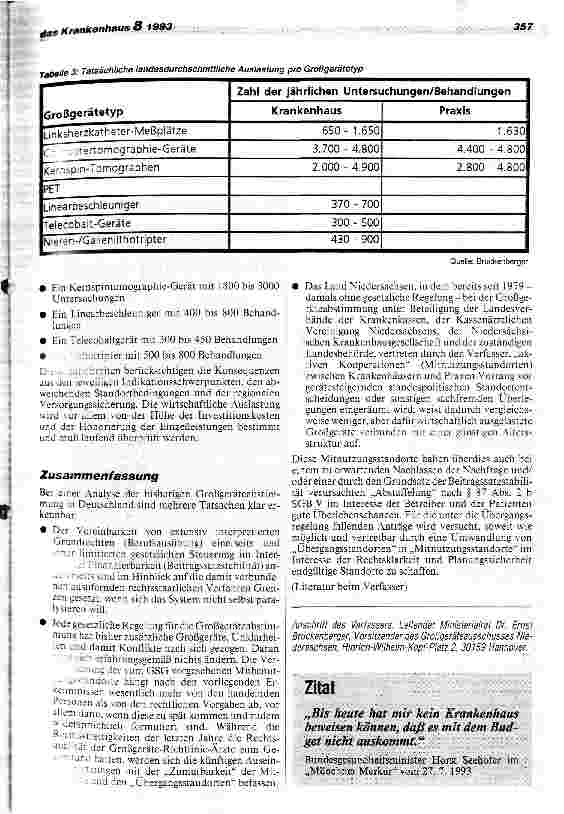 Vorschauseite 4: Großgeräteabstimmung in Deutschland - eine unendliche Geschichte