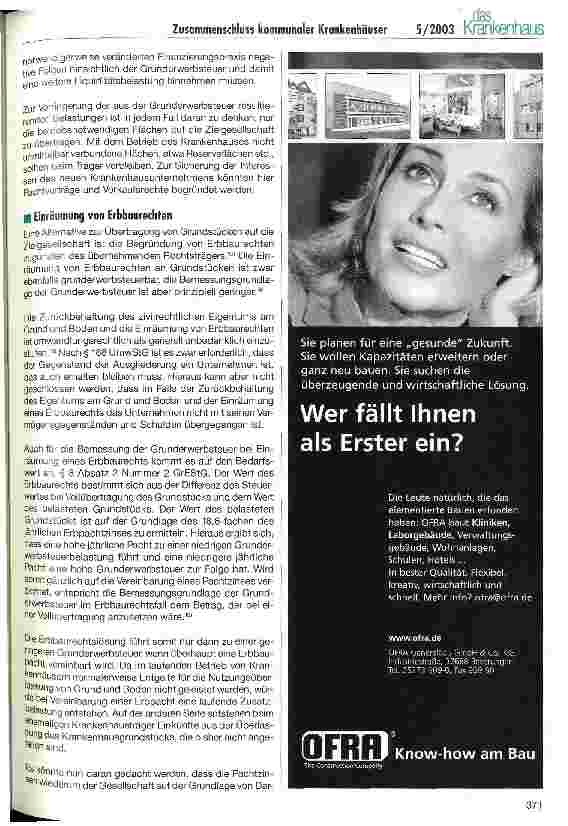 Vorschauseite 3: Der Zusammenschluss kommunaler Krankenhäuser in einer gemeinnützigen GmbH Gesellschaftliche, steuerrechtliche und arbeitsrechtliche Aspekte