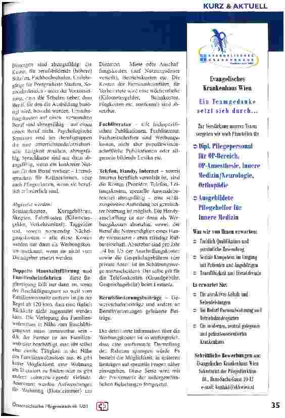 Vorschauseite 2: Die Werbungskosten