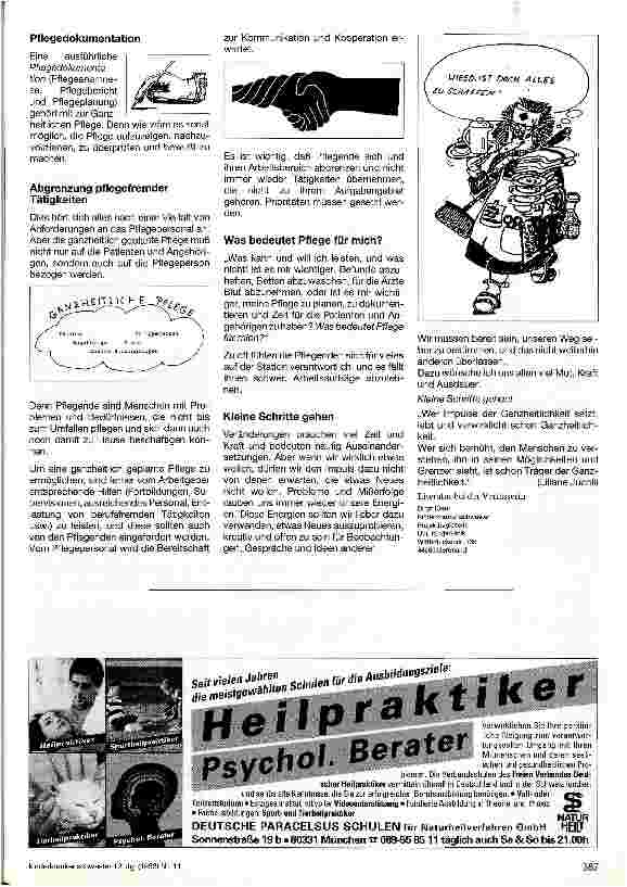Vorschauseite 2: Ganzheitliche Pflege bezogen auf eine Früh- Neugeborenenstation und allg.Ausführungen dazu