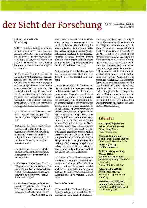 Vorschauseite 2: Kommunikationsbarrieren aus der Sicht der Forschung