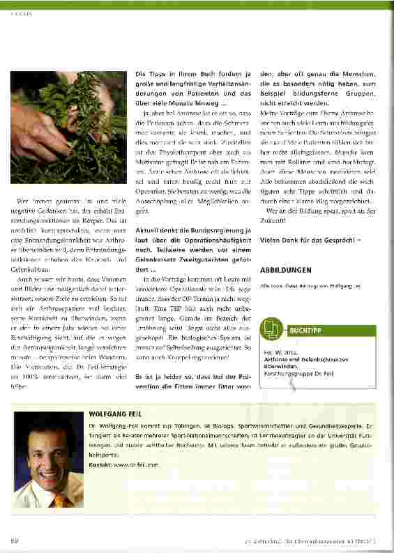 Vorschauseite 3: Neue Ernährungsstrategie bei Arthrose