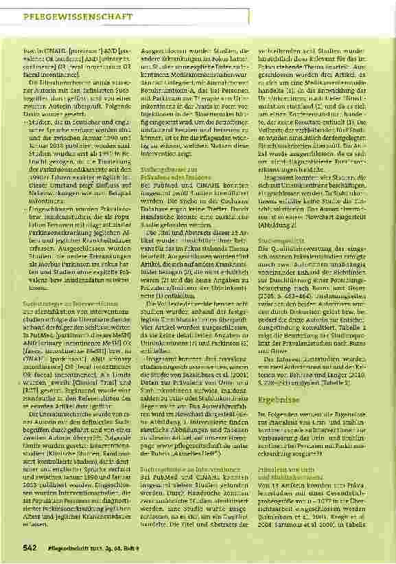Vorschauseite 3: Inkontinenz - ein häufiges Problem für Menschen mit einer Parkinsonerkrankung