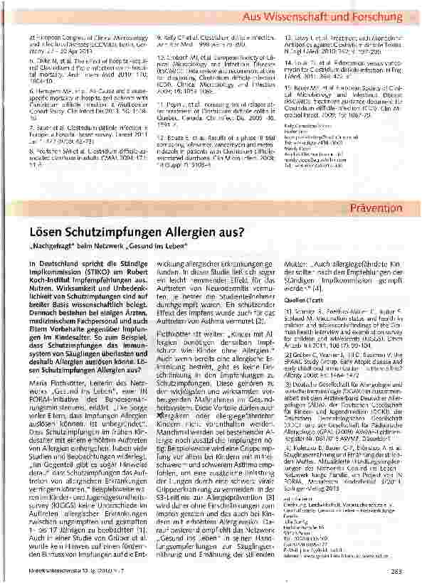 Vorschauseite 2: Größte EU-Prävalenzstudie zur Infektion mit Clostridium difficile bringt an den Tag, dass möglicherweise über ein Fünftel der Patienten falsch diagnostiziert werden
