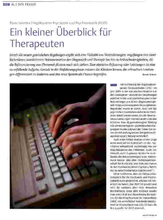 Vorschauseite 1: Ein kleiner Überblick für Therapeuten