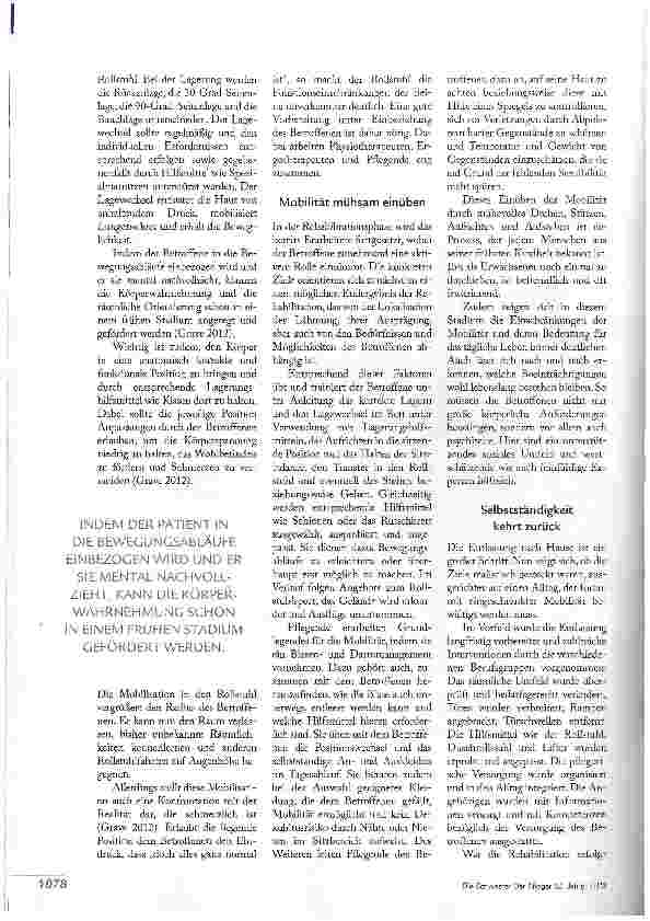 Vorschauseite 3: BEWEGUNG TROTZ LÄHMUNG