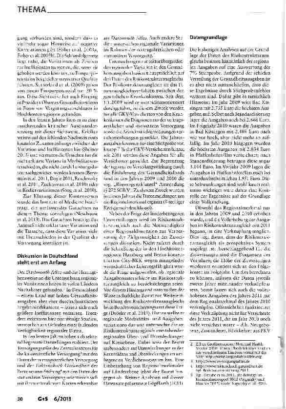 Vorschauseite 2: Was wissen wir über die regionale Variation der Gesundheitsausgaben?
