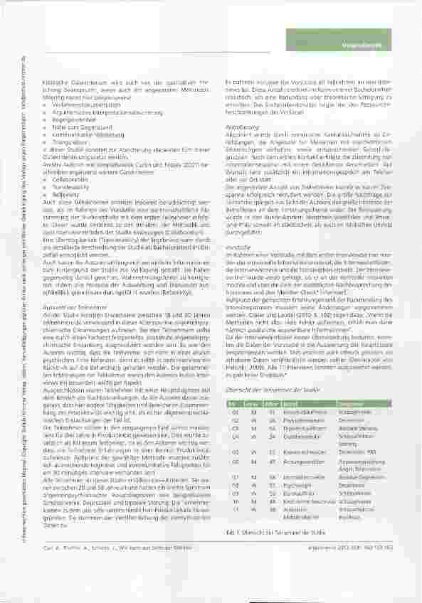 Vorschauseite 4: Wie kann aus Sicht der Klienten, die eine psychische Krise bewältigt haben, Ergotherapie unterstützen, um eigene Produktivität zu ermöglichen?