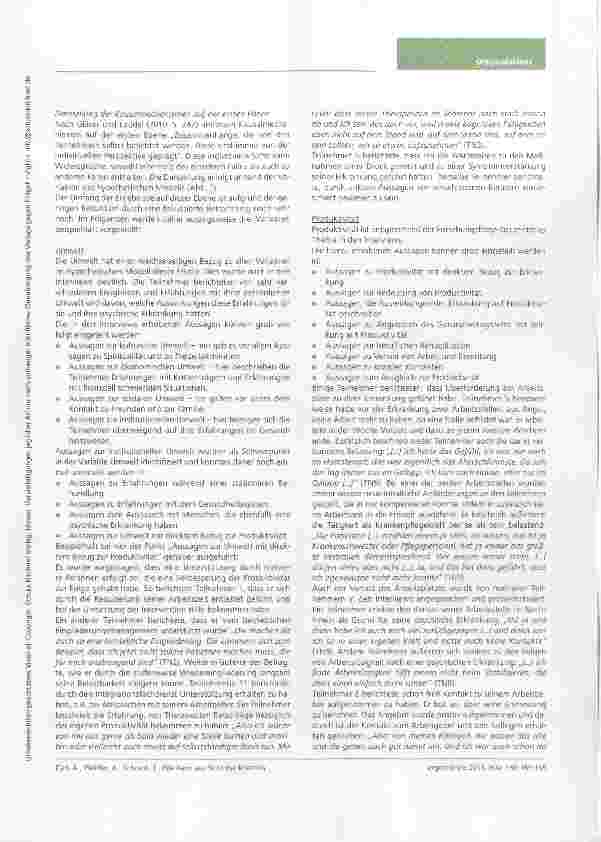 Vorschauseite 6: Wie kann aus Sicht der Klienten, die eine psychische Krise bewältigt haben, Ergotherapie unterstützen, um eigene Produktivität zu ermöglichen?