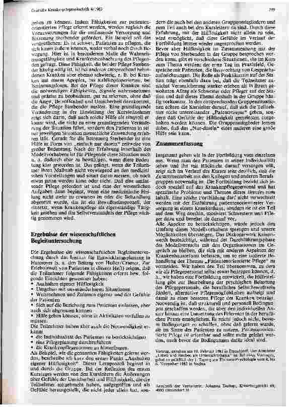 Vorschauseite 4: Menschengerechte Krankenpflege