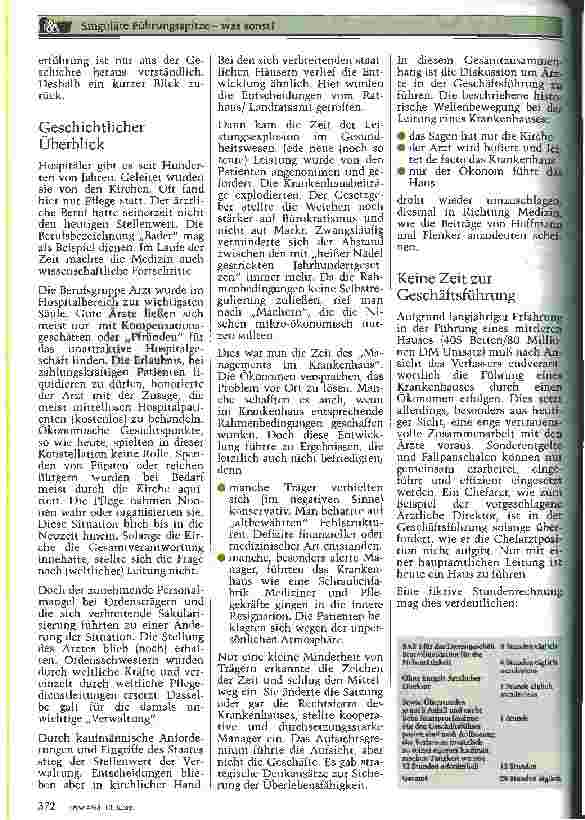 Vorschauseite 2: Zur Frage der Mitgeschäftsführung des Ärztlichen Direktors in einer Krankenhaus-GmbH
