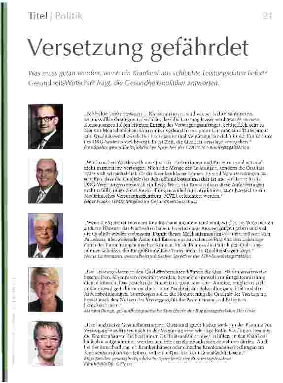 Vorschauseite 1: Versetzung gefährdet