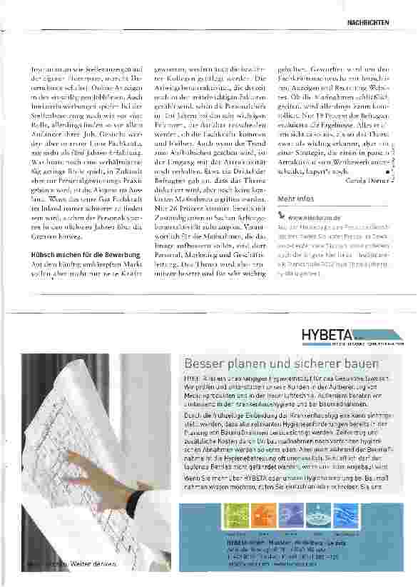 Vorschauseite 2: Kliniken bewerben sich bei Fachkräften