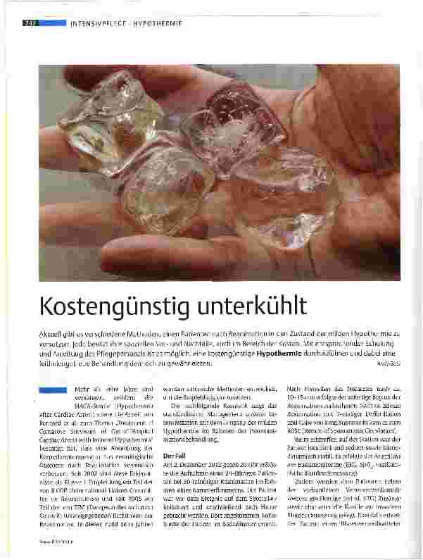 Vorschauseite 1: Kostengünstig unterkühlt