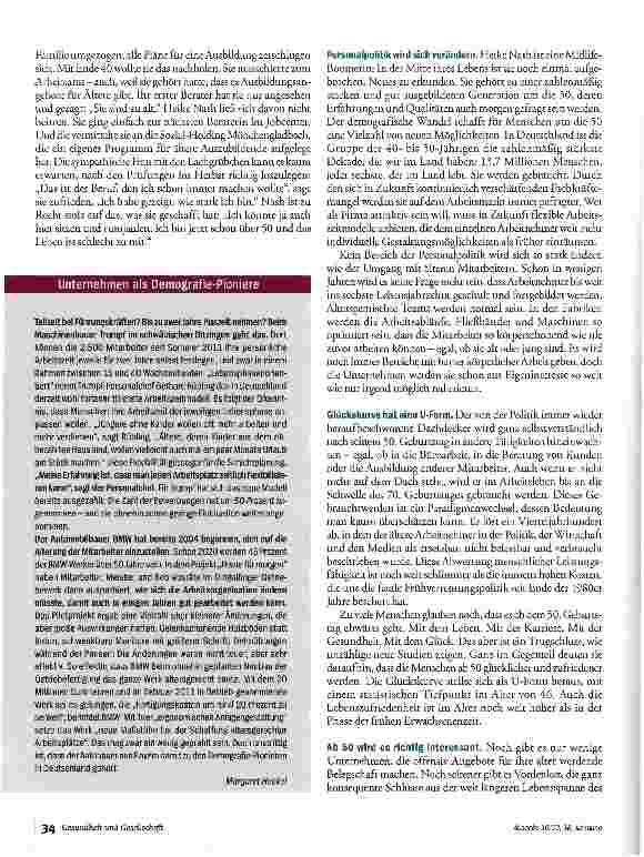 Vorschauseite 3: Drehbuch für ein langes Leben