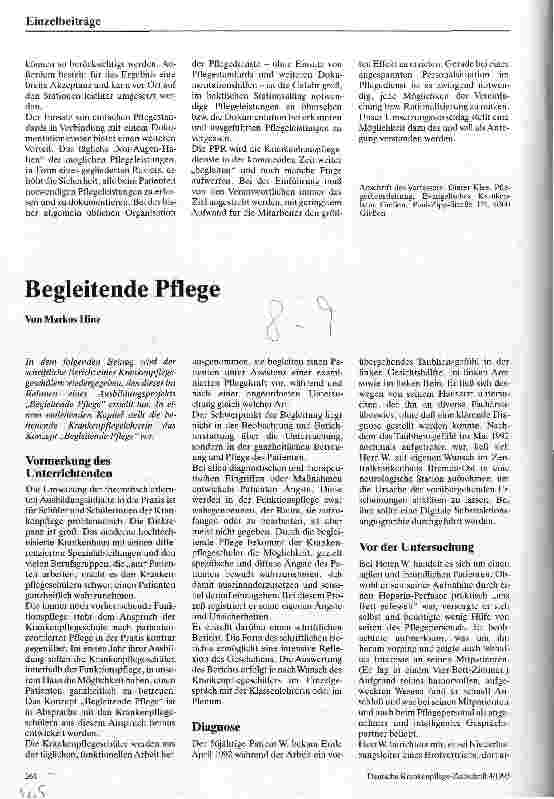 Vorschauseite 6: Die Umsetzung der Pflege-Personalregelung Nutzung der Daten für die interne Organisation