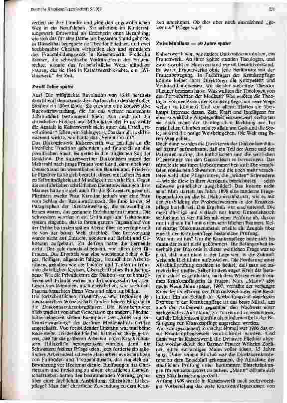 Vorschauseite 2: Patientenorientierte Krankenpflege - eine Tradition
