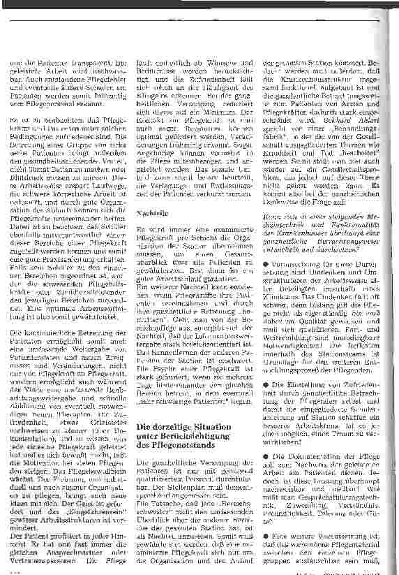 Vorschauseite 4: Funktionspflege versus Patientenorientierte Pflege