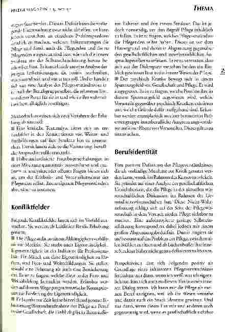 Vorschauseite 2: Das Pflegeverständnis zwischen Anspruch, Wunschvorstellung und erlebter Wirklichkeit Weiterbildungskurs Pflegefachkraft im mittleren Leitungsbereich