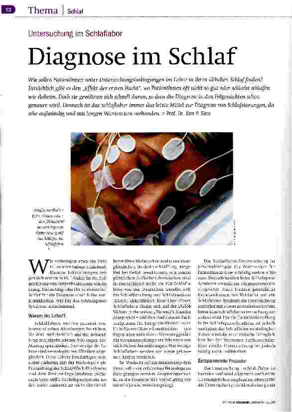 Vorschauseite 1: Diagnose im Schlaf