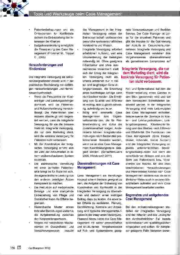 Vorschauseite 4: Tools und Werkzeuge beim Case Management