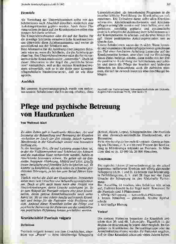 Vorschauseite 6: Praktisch-pflegerische Anleitung auf der Krankenstation