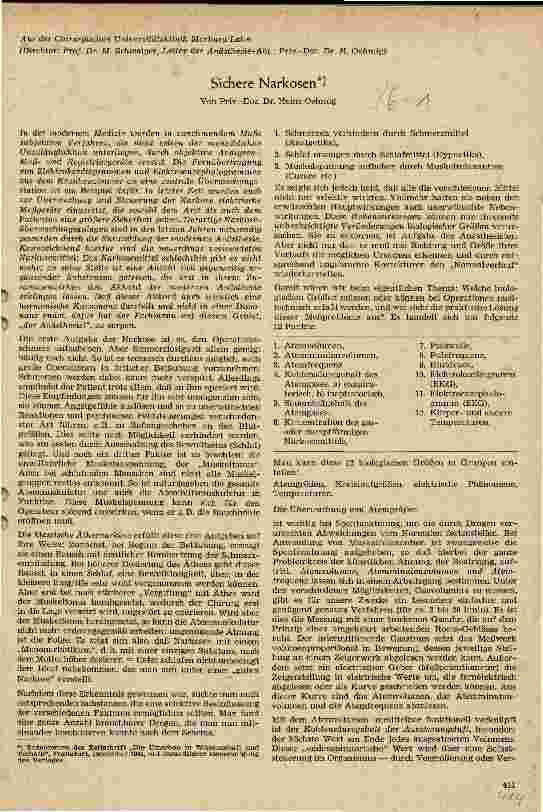 Vorschauseite 1: Sichere Narkosen