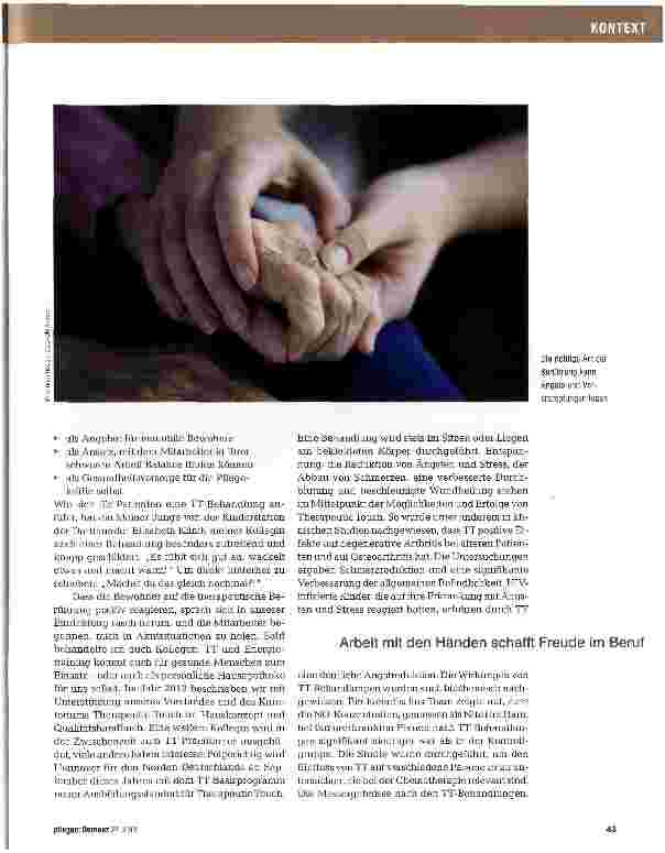 Vorschauseite 4: Beruhigen durch Berührung