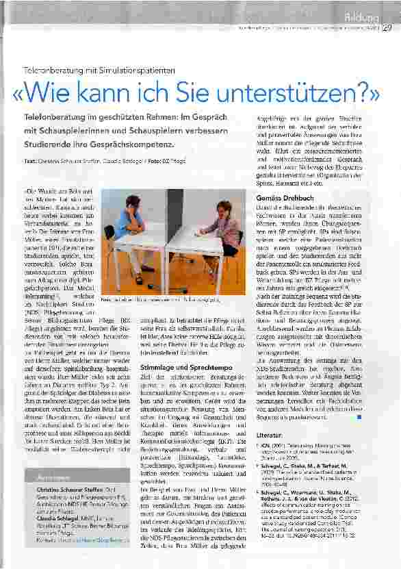 Vorschauseite 1: Wie kann ich Sie unterstützen?