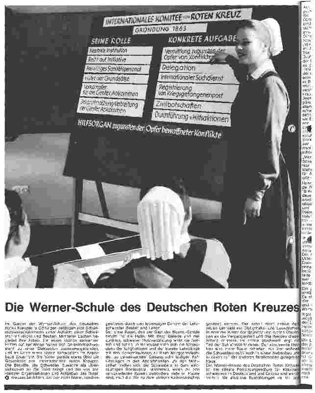 Vorschauseite 1: Die Werner-Schule des Deutschen Roten Kreuzes