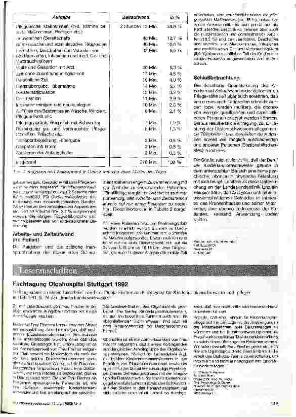 Vorschauseite 2: Tätigkeitsanalyse der Kinderkrankenschwestern auf einer Neugeborenen-Intensivstation in der Landesklinik Linz