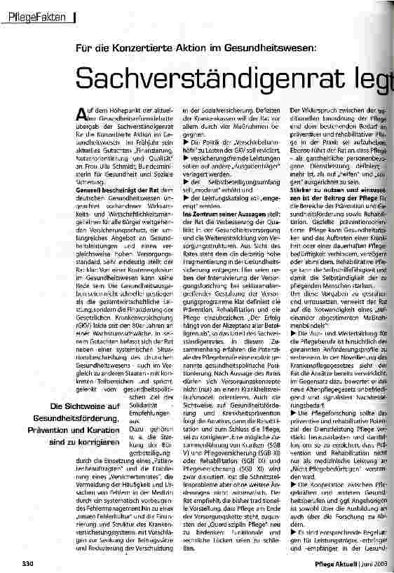 Vorschauseite 1: Sachverständigenrat legt Gutachten 2003 vor